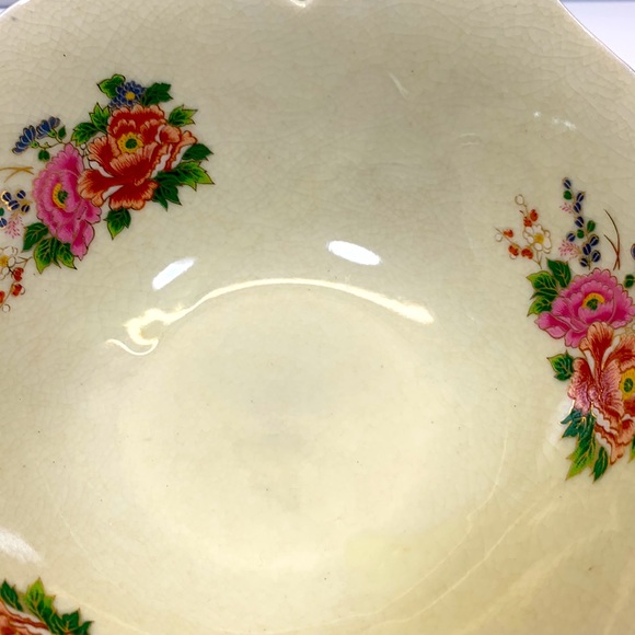 Satsuma peacock lotus bowl Heritage Mint Japan Vintage - Picture 5 of 8